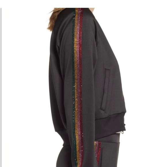 Pam & Gela black rainbow Bomber - Picture 2 of 6